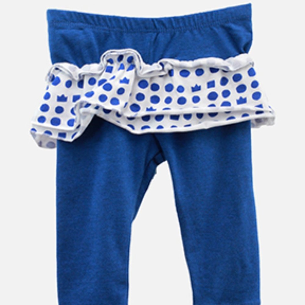 BellyButton Leggings with Polka Dot Skirt